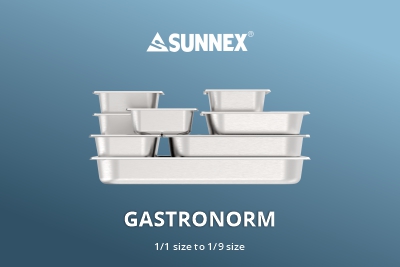 Sunnex жоғары сапалы Gastronorm табасы келеді