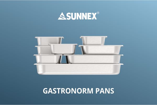 Sunnex Gastronorm табалары қонақ үй, мейрамхана және үй шаруашылығына жарамды